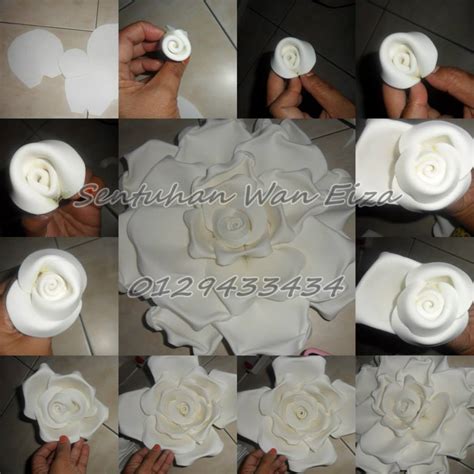 Pengedar Eva Foam Bunga Pelamin Masa Kini Cara Cara Membuat Bunga Foam