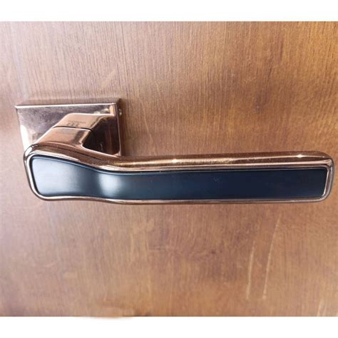 Black And Golden Brass Mortise Handle Exterior And Interior Door Size