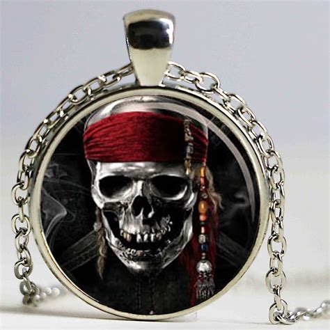 Free Shipping Pirates Of The Caribbean Pendant Artwork Jewerly Jack