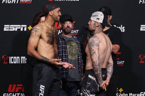 Photos Ufc Fight Night Official Weigh Ins Faceoffs Mma Underground