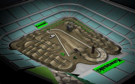 2016 Anaheim 1 Supercross Track Map Released - MotoXAddicts