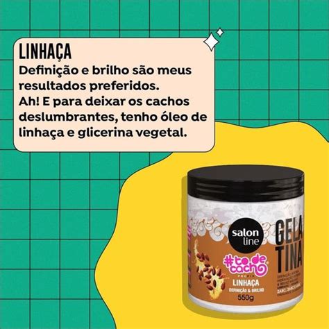 Salon Line Gelatina Linaza Definicion Hidratante Antifrizz Brillo Curly