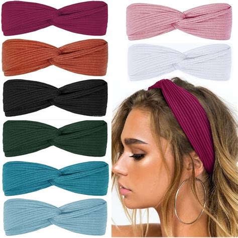 Amazon Huachi Headbands For Women Twist Knotted Boho Stretchy Hair