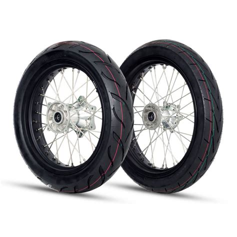 CompleteSupermoto Wheel Set 17 Aluminum 15mm Axle APOLLINO