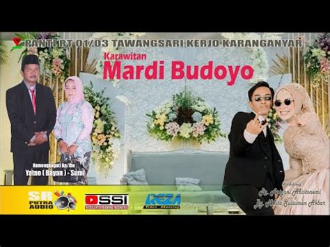 Live Karawitan Mardi Budoyo Wedding Ariyani Nikita Sr Audio