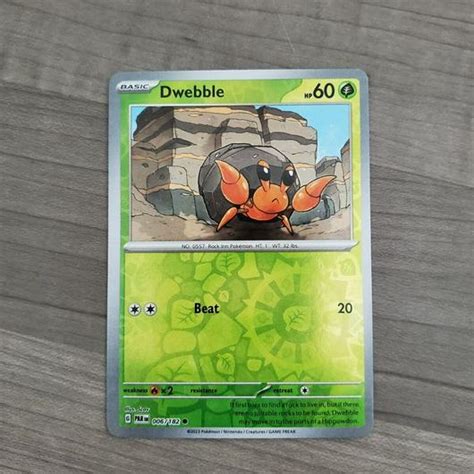 Dwebble Reverse Holo Ungraded Pokemon Paradox Rift