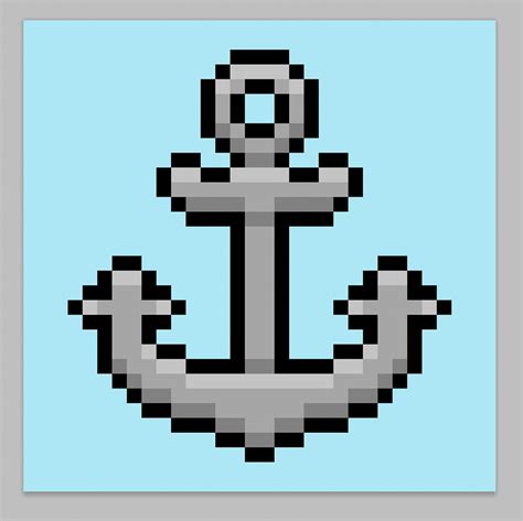 How To Make A Pixel Art Anchor Mega Voxels