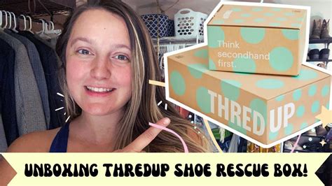 THREDUP RESCUE SHOE BOX UNBOXING I Ordered 15 Mystery Pairs Of Shoes