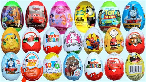 Kinder Surprise Eggs Superman Spiderman Angry Birds Surprise Eggs