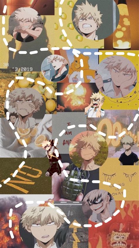 Explosive Bakugo Aesthetic Wallpaper