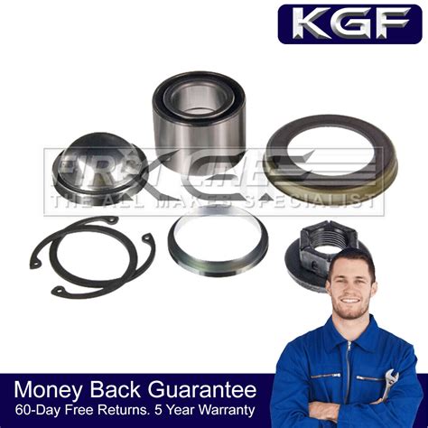 KGF Rear Wheel Bearing Kit Fits Ford Fiesta 2001 2010 Focus 1998 2005