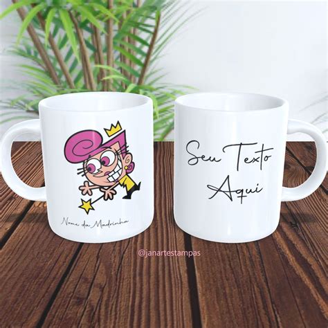 Caneca Wanda Padrinhos Mágicos Personalizada Elo7