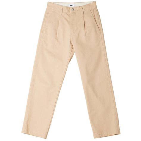 Buy The Obey Estate Pant Irish Cream Jingo Clothing