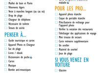 Id Es De Liste Valise Vacances Liste Valise Vacances Liste Valise