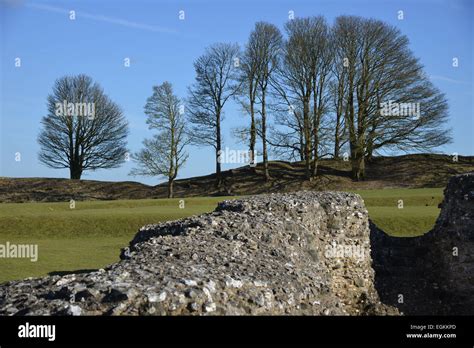 Old Sarum Near Salisbury Wiltshire Stock Photo Alamy
