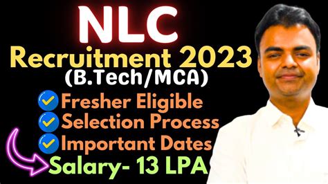 NLC Recruitment 2023 Salary Selection Process Last Date To Apply