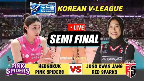 Berlangsung Sengit Red Sparks Vs Pink Spiders Mega Tampil Menggila