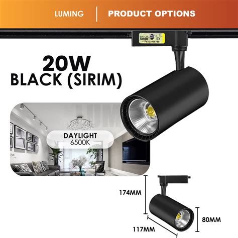 Lmg Sirim Track Light W W W Led Cob Spotlight Ceiling Lighting