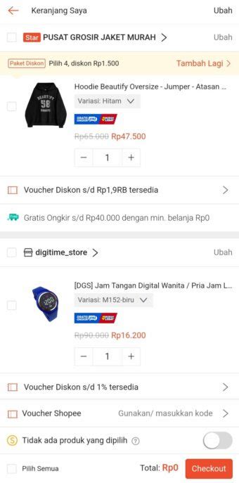 Cara Menghapus Keranjang Belanja Di Shopee Sekaligus No Ribet