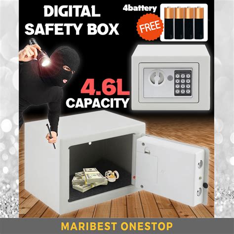 colour digital safety box safe box lock storage box anti