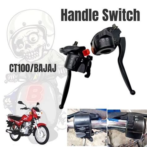 Motorcycle Handle Switch Assembly With Lever For Ct100 Baja Left Right