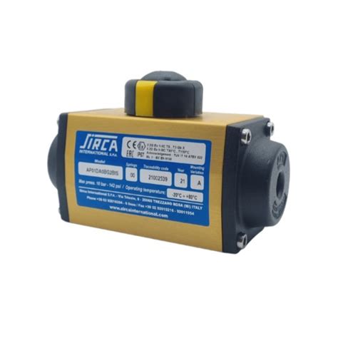 SIRCA AP Series Pneumatic actuator ปาโก เอนจเนยรง