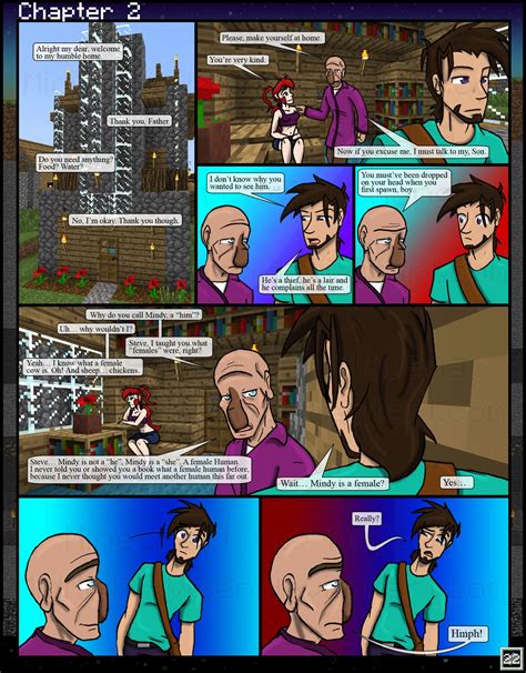 Minecraft The Awakening Ch2 22 By Tomboy Comics On Deviantart Minecraft Minecraft Anime Comics