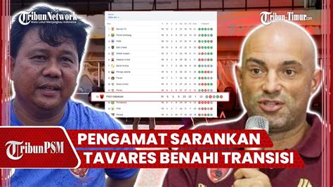 Berada Di Peringkat 12 Taktik PSM Makassar Terbaca Pengamat Sarankan