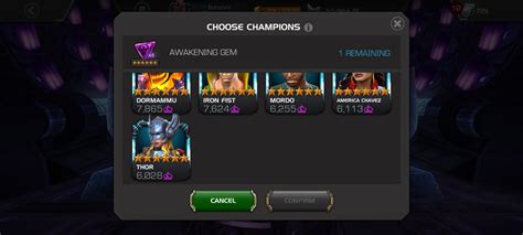 Update Post Class Awakening Gem — Marvel Contest Of Champions