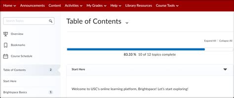 Navigate Brightspace As A Student USC Brightspace Help