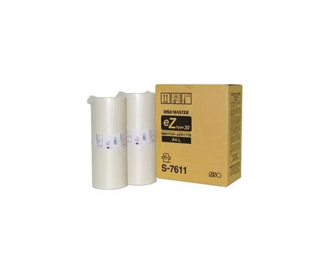 Riso S-7611 - LOT de 2 masters de marque Riso S-7611(S-8188) pour série ...