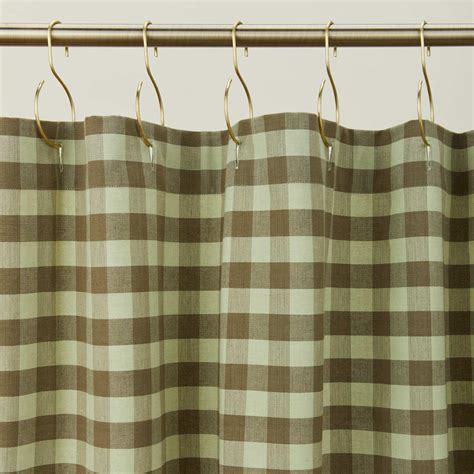Hawkins New York, Essential Gingham Shower Curtain | Zola