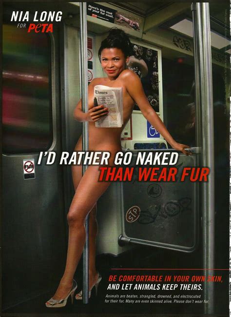 PETA I D Rather Go Naked Than Wear Fur Campaign Jordan Haynes