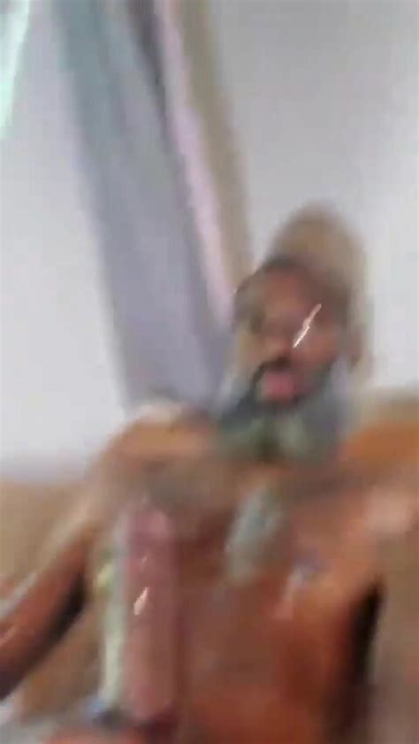 Mature Black Bearded Daddy Jerking His Bbc Thisvid