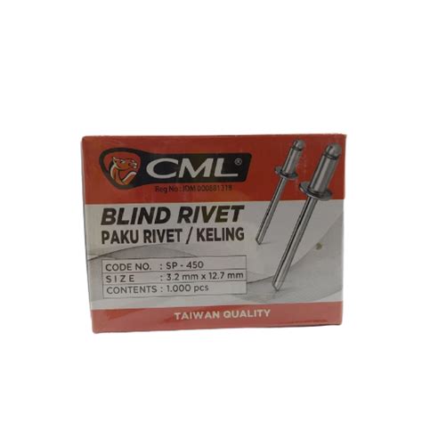 Jual Paku Blind Rivet Camel Paku Rivet Mm X Mm Isi