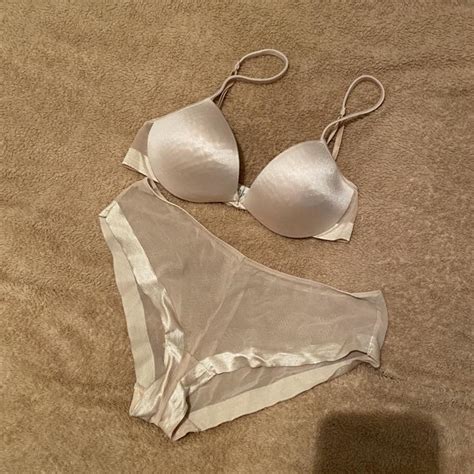 Calvin Klein Nude Set Size B With Size M Bottoms Depop