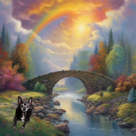 12 Rainbow Bridge Pet Memorial Photography Backdrops Loss of Pet Dog ...