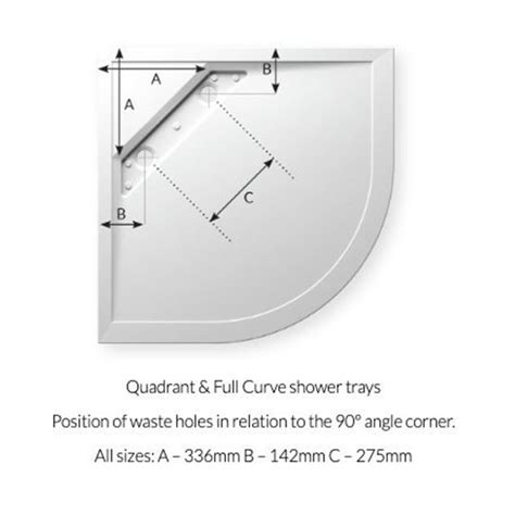 Kudos Connect 2 Offset Quadrant Shower Tray 1200mm X 800mm Left Hand