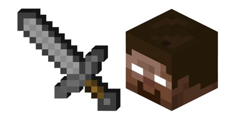 Minecraft Stone Sword And Herobrine Cursor Custom Cursor