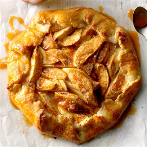 Rustic Caramel Apple Tart Recipe Taste Of Home