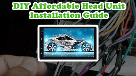 Cheap Double Din Car Stereo Install Tutorial YouTube