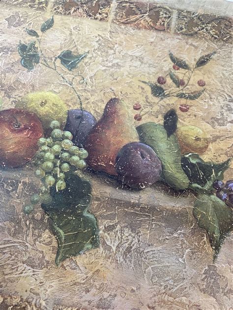 4 Pimpernel Tuscan Palette Fruit Placemats Cork Back 11x16 England Ebay