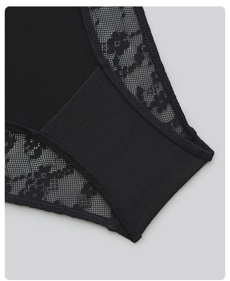 Ixty Ight Pia Solid Lace Bikini Brief Panty Low Rise Mesh Fabric Cut Out Details Comfort Woman