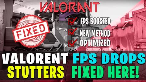 Valorant Act How To Boost Fps And Fix Lag Stutter Valorant Low