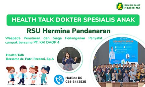 Hermina Hospitals Health Talk Dokter Spesialis Anak Bersama Dr