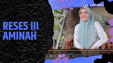 Reses Ke Iii Aminah Serap Aspirasi Warga Jatisari Youtube