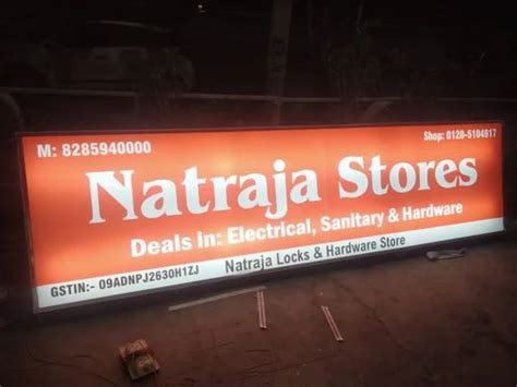 Acrylic Led Sign Board For Advertising At Rs Square Feet In