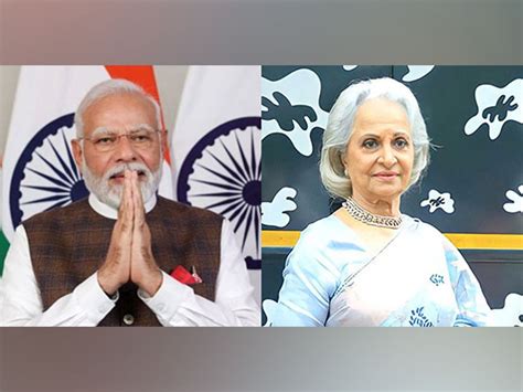 Pm Modi Congratulates Waheeda Rehman On Being Honoured With Dadasaheb