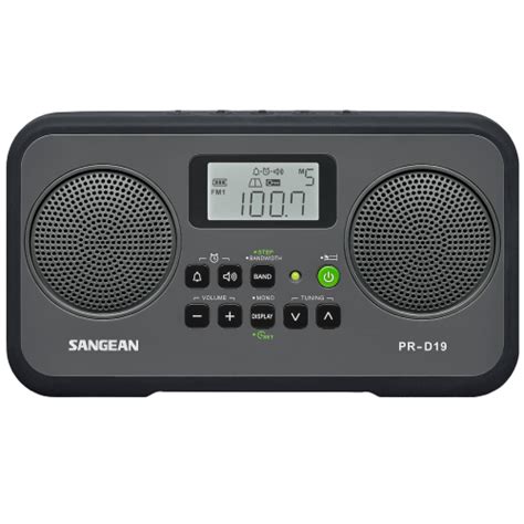 Sangean Pr D Black Fm Stereo Am Digital Tuning Portable Receiver