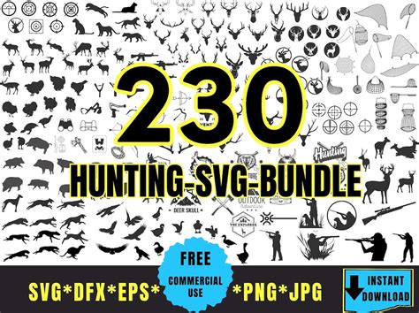 Hunting Svg Bundle Hunter Svg Cut Files Deer Hunter Svg Pheasant